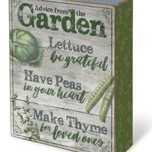 IN THE GARDEN: BLOX-ADVICE FROM THE GARDEN